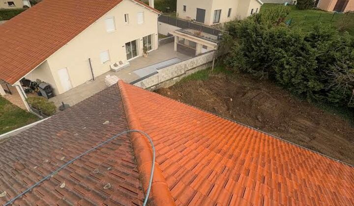 Démoussage/nettoyage toiture